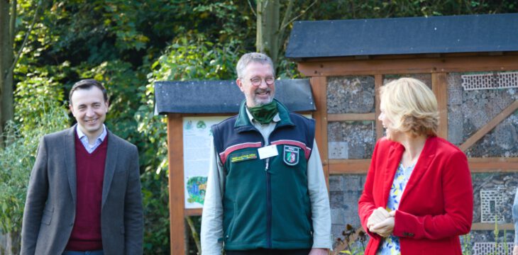 Besuch der Waldschule MK von der Bundesministerin für Ernährung und Landwirtschaft Julia Klöckner